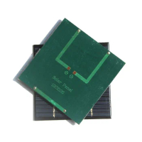 BUHESHUI Solar Cell Module 1.2W 18V 100*100MM Solar Panel Charger For 12V Battery 100*100MM Wholesale 500pcs