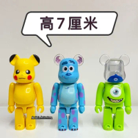 Bearbrick 100% Figures 7cm High Quality Model Be@rbrick Collectibles Toys Home Decoration Internet Celebrity Style
