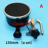 circular infrared burner for natural liquid gas cooking burner black round infrared stove accessories