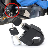 FOR Trident660 trident660 TRIDENT 660 2021 Motorcycle Universal 25mm Handlebars Helmet Lock Key Padlock Accessories