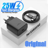 25W Super Fast Charge PD USB-C Type C Cable For Samsung Galaxy S22 S23 Ultra S21 S20 FE Note 20 10 9 A72 Phone Charging