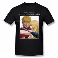 Space Adventure Cobra Manga Geek Anime T Shirts WoMen Man's T-shirt Cotton Summer Tshirts Short Sleeve Graphics Tee Tops