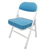 Z.O.E 兒童QQ折疊椅/餐椅/書桌椅/學習椅(藍色)
