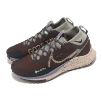 【NIKE 耐吉】防水野跑鞋 React Pegasus Trail 4 GTX 男鞋 可可棕 綠 越野 戶外 運動鞋(HF5707-201)