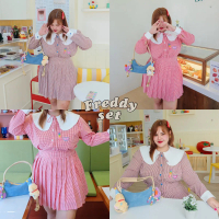 FREDDY Shirt & Skirt ชุดเซ็ทสาวอวบ