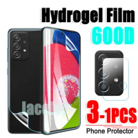 Safety Hydrogel Film For Samsung Galaxy A52s A52 4G/5G Back Screen Protector Camera Glass Samsumg A 52s 52 Water Gel Soft Film