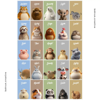 FLASH CARD HEWAN 25 PCS ANIMAL KARTU BELAJAR ANAK FLASHCARD EDUKATIF MAINAN EDUKASI