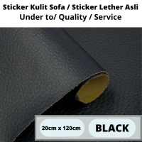 Kulit Sofa Tempel - Tambal Sofa Robek Kulit -Karpet Kursi Sofa Meteran - BLACK