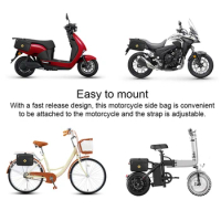 Motorcycle Scooter Saddle Bag Side Pouch Storage Hanging Bags Accessory