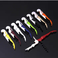 500PCS Novelty Multi-Function Wine Beer Bottle Opener Corkscrew Hippocampus Sea Horse Style Free Shipping