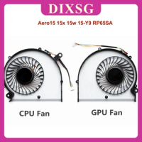 New Notebook PC Cooling Fan Cooler for Gigabyte Aero15 15X Aero 15W V8 X9 AERO14 RP64W Y9 BS5005HS-U2N U2M Laptop CPU GPU Fans