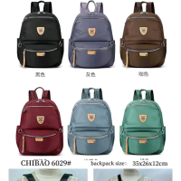 TAS RANSEL +DONPET  SELEMPANG 6029 Backpack Canvas Sekolah