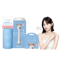 【Schick 舒適牌】舒綺極 Salon Plus 去角質亮膚仕女除毛刀 敏感肌用(1刀把1刀片+刀片3入+乳液200g)