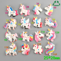 Unicorn Charms for kids Bling Unicorn Charms Resin Charms for slime 10pcs DIY scrapbooking Charms for phone cases Slime Charms