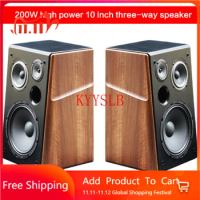 8/10 Inch 200W Wooden Speaker Woofer 4ohm KTV Speaker Treble Home Singing Audio Home Fever Passive Speaker Bookshelf Speaker