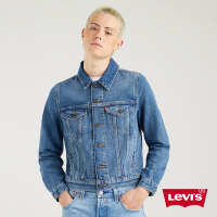 Levis 女款 牛仔外套 Original經典修身版型 精工深藍染水洗 天絲棉