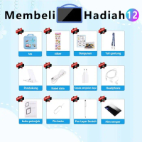 【Hancdon】Kirim Ransel/Cod/F06 Kids Study Tab / Tablet Edukasi / Tab Anak / Tab Belajar / Tablet 7 In