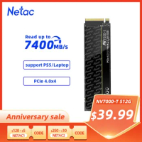 Netac SSD 1tb 2tb SSD NVMe M2 4tb 512gb PCIe 4.0 x4 M.2 2280 Disk Internal Solid State Drives NVME SSD for PS5 Laptop NV7000t