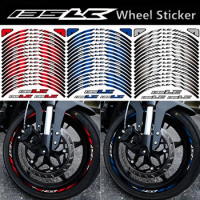 17inch Motorcycle LC135 Wheel Hub sticker Rim Stripes Wheel Decals for YAMAHA LC135 V1 V2 V3 V6 V7 V8