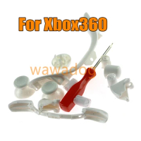 8sets For XBOX 360 Full Set Buttons Repair Parts with T8 Red Screwdriver For Xbox360 Wireless Controller
