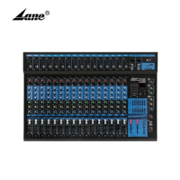 Lane PMX-1602BT New Design 16 Channel USB Interface Live Audio Mixer Console With Effects For Conference Room