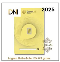 Logam Mulia Galeri24 - 0,5 Gram 999.9% Certicard