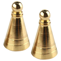 2 Pcs Incense Holder Brass Tower Mold Agarwood Powder Making Seal Cone Tool Burner Mould Home Decor Molds DIY Office