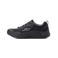 SKECHERS 慢跑系列 GORUN MAX CUSHIONING ARCH FIT 綁帶運動鞋 全黑 220196BBK 男鞋