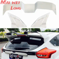 For Ford Focus Spoiler High Quality ABS Material Rear Wing Black Rear Spoiler Ford Focus Spoiler 2012-2018