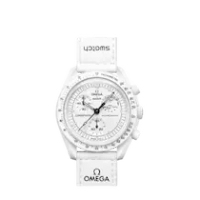 SWATCH X OMEGA BIOCERAMIC MOONSWATCH MISSION TO THE MOONPHASE WHITE