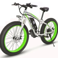 Electric bike 1000W 48V15ah 45km/h electric mountain bike 26 inch 4.0 fat tire Electric Bicycle beach E-bike