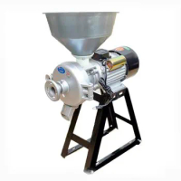 Wet-dry grinder for pulping machine; small-sized domestic commercial corn grinder with high power for grinding feed and pulveriz