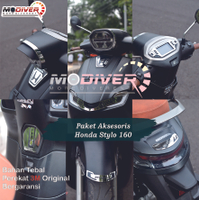 HONDA STYLO 160 - Paket Aksesoris Variasi Motor Garnish Cover Emblem
