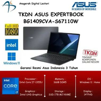 TKDN Asus ExpertBook BG1409CVA-S67110W Core i7-13620H 16GB DDR5 1TB 14"FHD WIN 11 Home I7-13620H