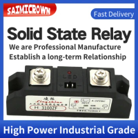High Power Industrial SSR 100A Solid State Relay DC/AC,Heavy Duty Solid State Relay CE Certification