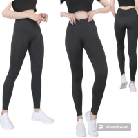 Legging wanita dewasa-Legging bahan kaos-Legging premium tebal-Legging jumbo-Legging import- Hitam- 