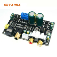 SOTAMIA Digital Audio Decoder CS8416 CS4398 DAC 4BIT192KHz SPDIF Coaxial Optical Fiber DAC Decoder Board For Amplifier Amp DIY