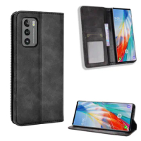 For LG Wing Case Luxury Flip PU Leather Wallet Magnetic Adsorption Case For LG Wing 5G LGWing Protective Phone Bags