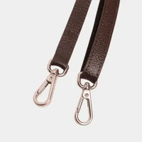 Strap 1,5cm Sling Tali Tas Kulit Asli Sendy Leather BERLIN Silver Coklat Tua