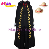 Max Anime Strong World - Monkey D. Luffy Cosplay Costume Custom size