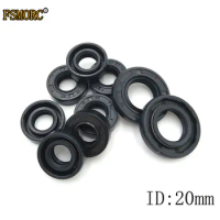 TC-20*25*27*28*30*32*35*36*40*42*47*50*52*62*4/5/6/7/8/9/10/12 NBR Shaft Oil Seal Nitrile Covered Double Lip With Garter Spring