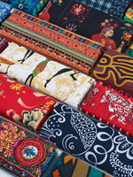 民族風波西米亞面料印花棉麻服裝布料復古手工DIY桌布拼布東南亞