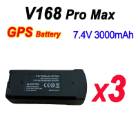 V168 Pro Max 7.4V 3000mAh Original V168 Dron 3.7V 2000mAh For V168 RC  Spare Battery Parts Accessori