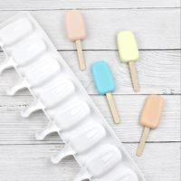 1PC Silicone Ice Cream Molds Magnum Silicone Mold DIY Fruit Juice Ice Pop Cube Maker Ice Tray Popsicle Mould Baking Accessorie