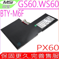 MSI BTY-M6F GS60 PX60 WS60 電池適用 微星 Prestige PX60 MS-16H2 MS-16H6 MS-16H3 MS-16H5 MS-16H4 MS-16H6 2QD