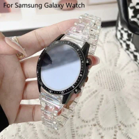 20mm Strap for Samsung Galaxy Watch 6 5/4Dazzling Color Clearing Bracelet for Galaxy Watch 4 Classic 46mm/42m 40mm/44mm m Correa