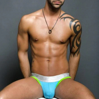 Men's Bikini Underwear Men cotton Thong Underwears Gay Man Jockstraps Underwears Male T-back Underpants