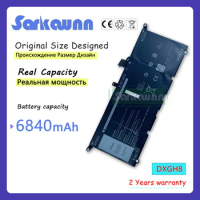 SARKAWNN 7.6V 52Wh DXGH8 HK6N5 Laptop Battery For Dell XPS13-5390 XPS 9370 9380