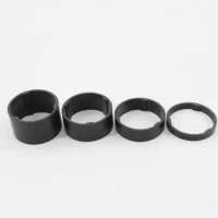 4pcs Newest ultralight Road bike matt UD full carbon fibre headsets washer carbon Mountain bicycle stem carbon spacer MTB parts