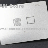 A8 CPU RAM BGA Stencil For iPhone 6 6Plus CPU RAM Chip Reballing IC Pins Direct Heating Template A439
